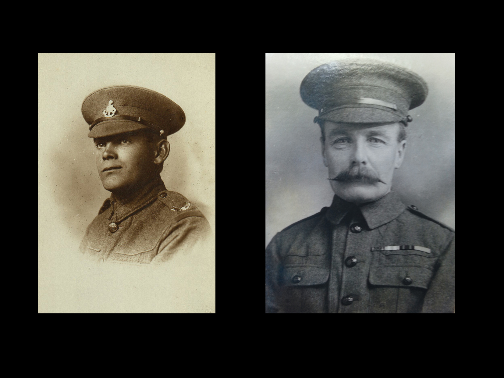 WW1 soldiers ASR Ransley and Private Albert Henry Wood