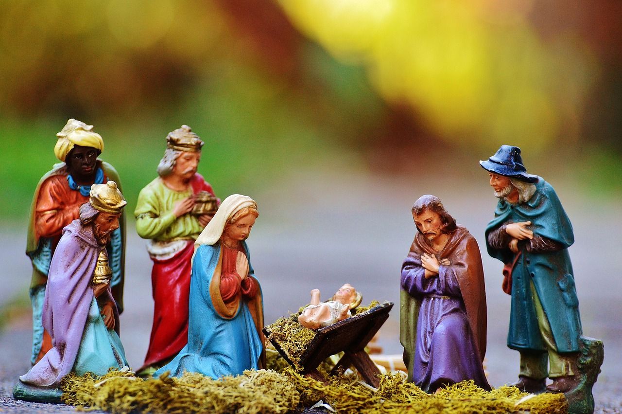 Christmas crib figures