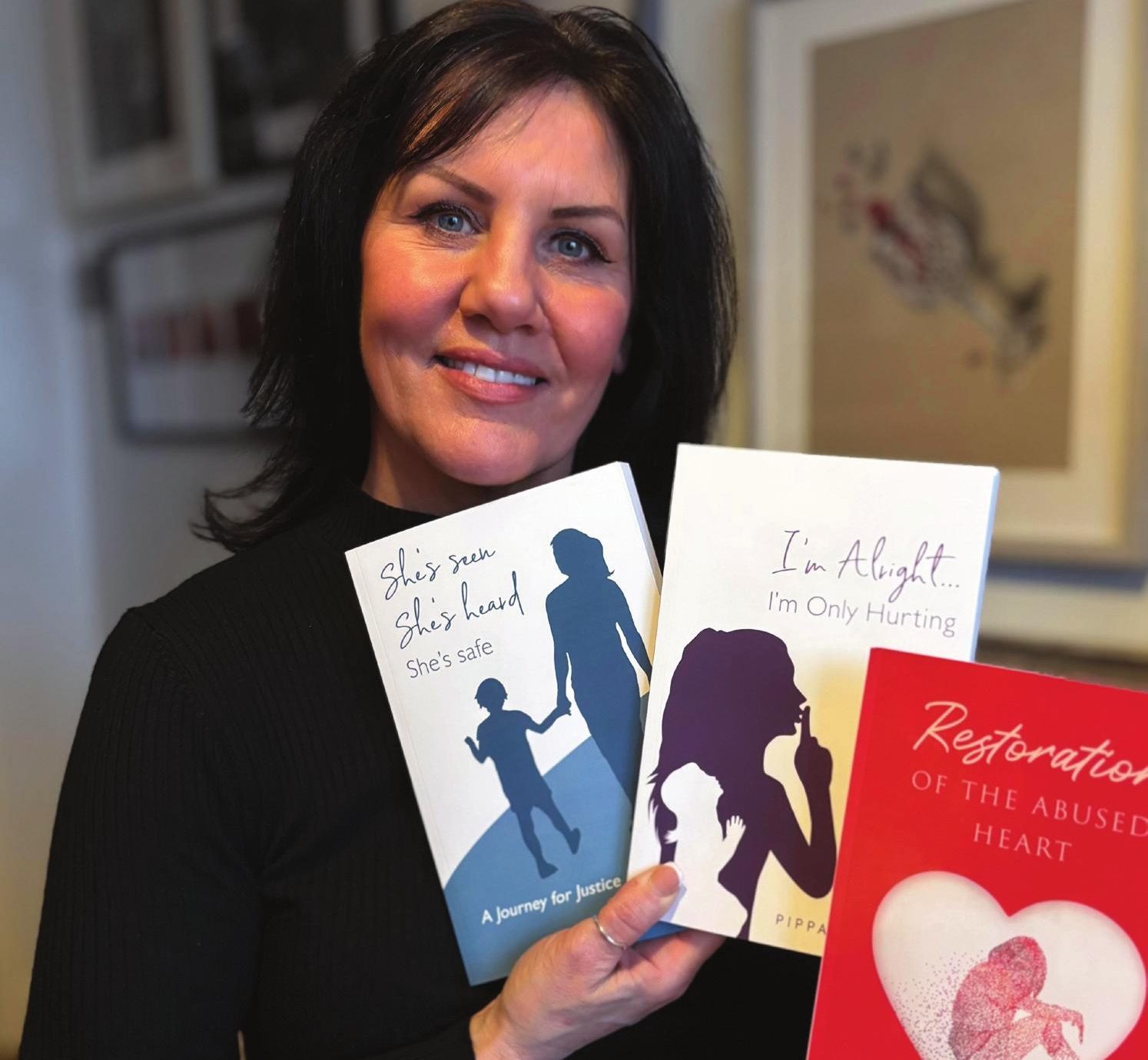 Pippa wants her books to help other abuse survivors