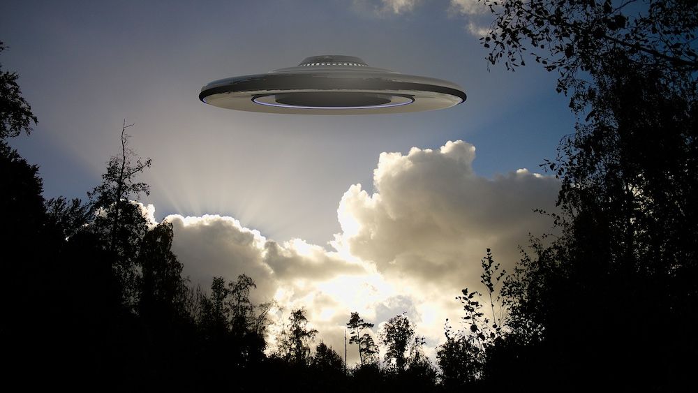 Generated picture of a UFO