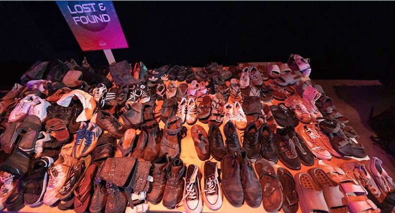 Shoes at Nova exhibition, London